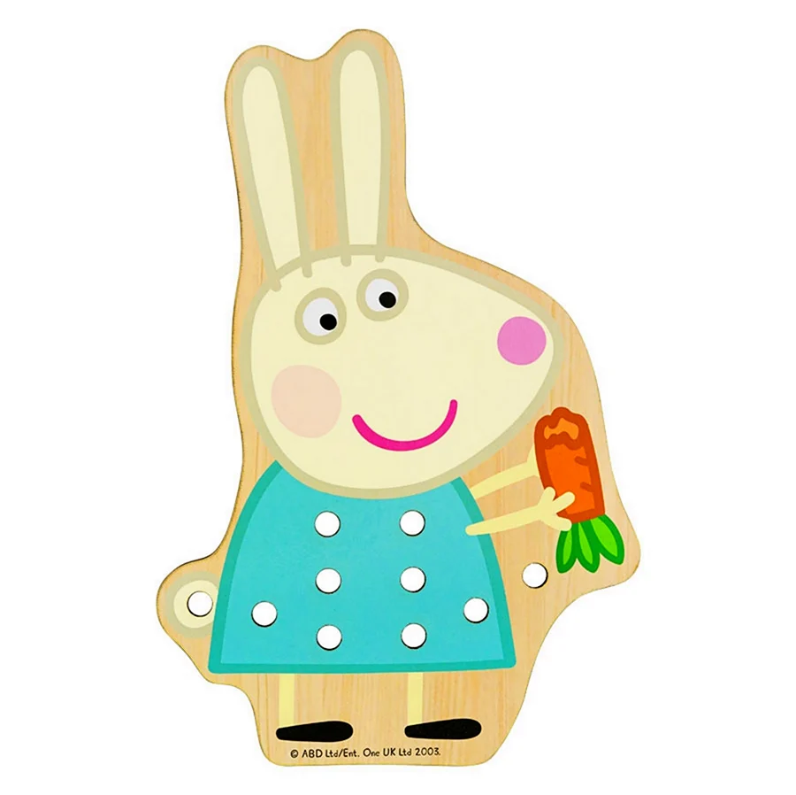 Шнуровка кролик Ребекка. Картинка из мультфильма