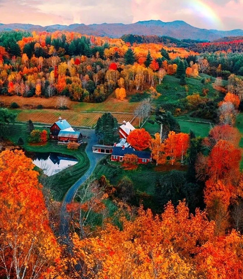 Штат Вермонт природа. Картинка