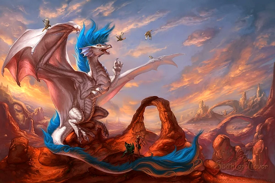 Sixthleafclover Dragon. Красивые картинки животных