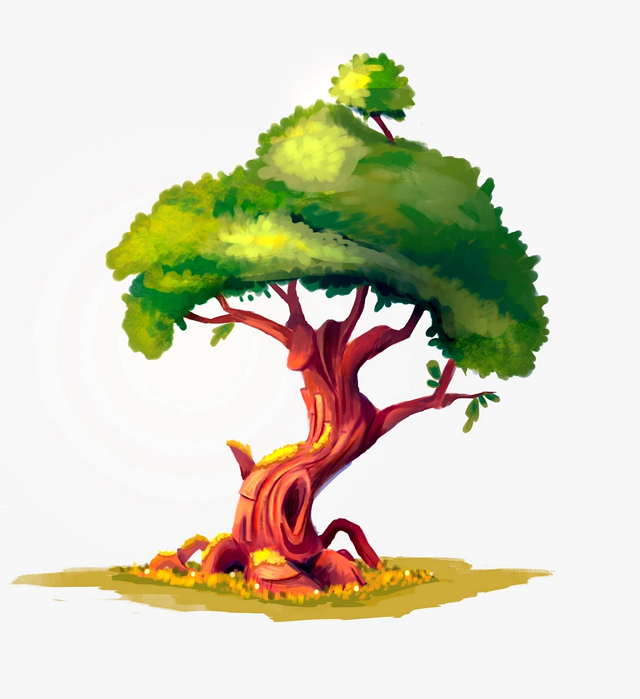 Сказочное дерево для детей. Картинка