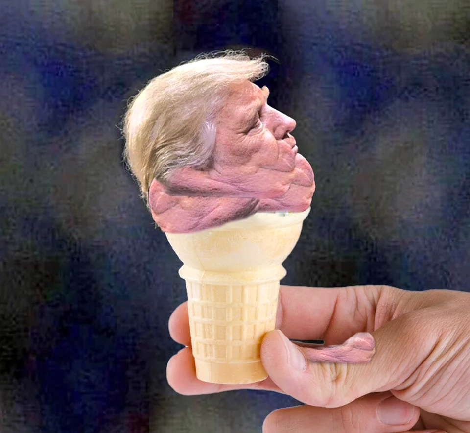 Смешное мороженое. Знаменитость