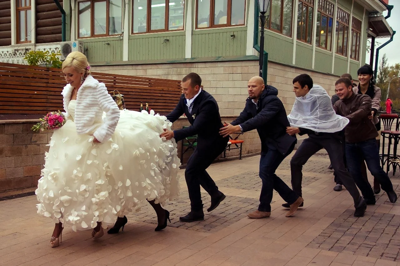 Смешные русские свадьбы. Прикольная картинка