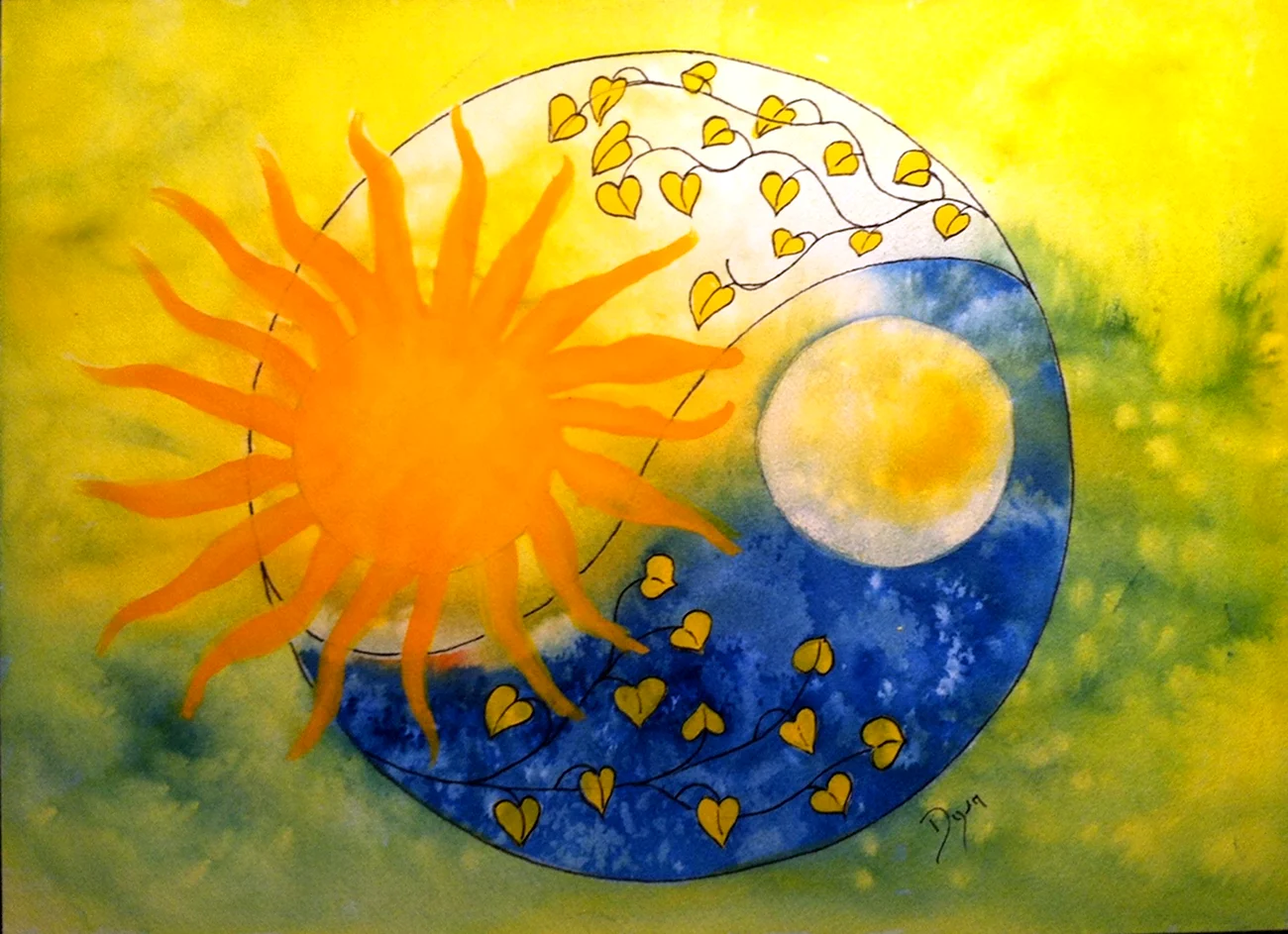 Солнце и Луна. Поздравление