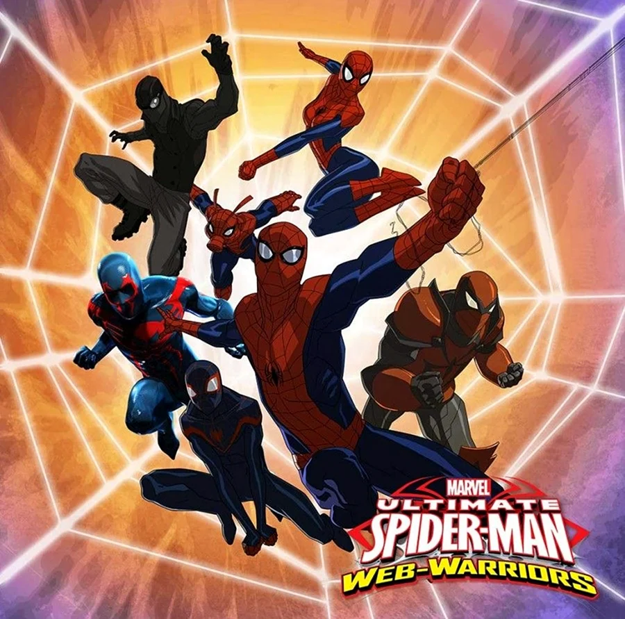 Совершенный человек-паук Ultimate Spider-man. Картинка из мультфильма