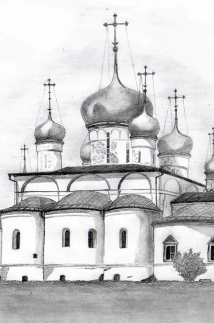 Спасо-Преображенский монастырь Ярославль рисунок. Для срисовки