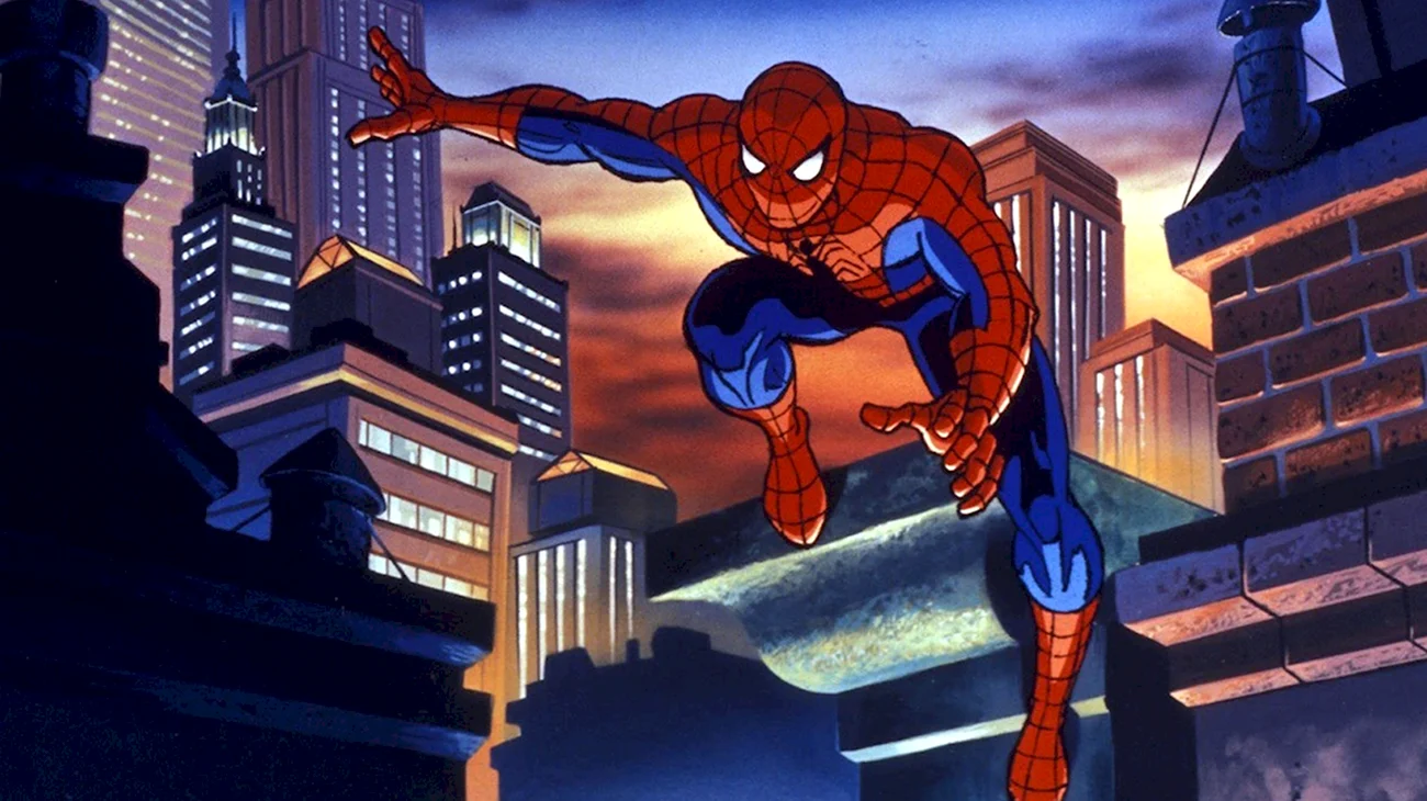 Spider man 1994. Картинка из мультфильма