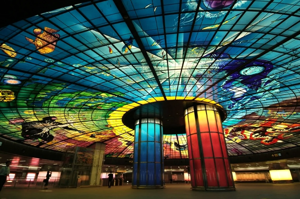 Станция бульвар Формоза Гаосюн Тайвань. Красивая картинка
