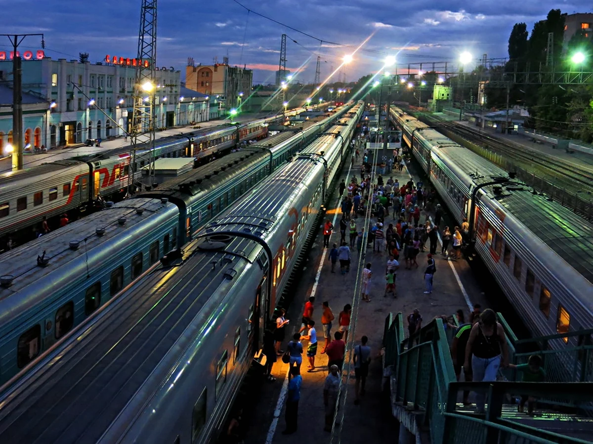 Станция РЖД Санкт Петербург. Картинка