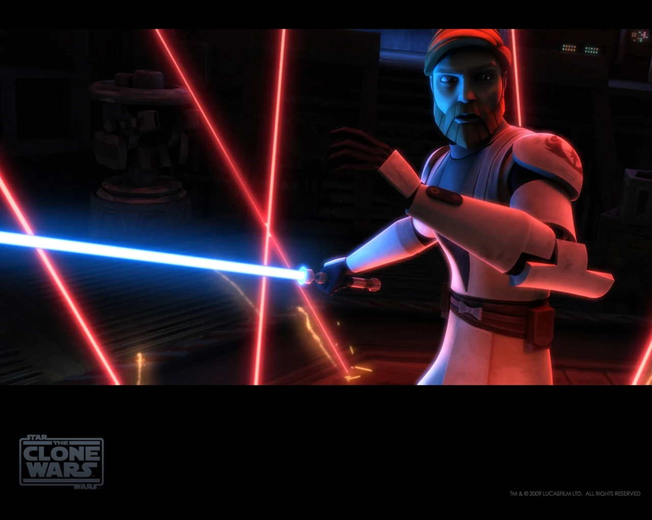 Star Wars Clone Wars Obi-Wan. Картинка из мультфильма