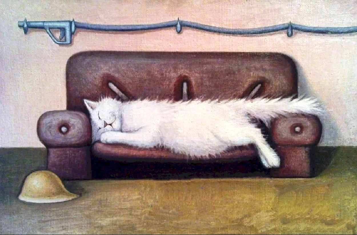 Степан Каширин художник коты. Красивое животное