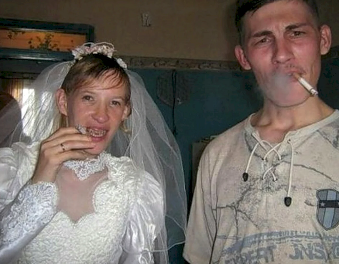 Страшная невеста. Прикольная картинка