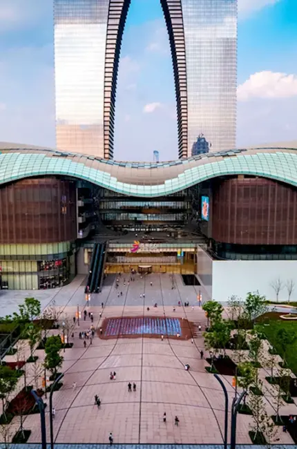 Suzhou Center Mall Китай. Красивая картинка