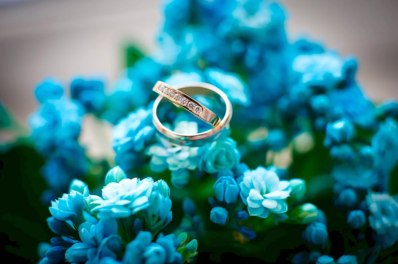 Свадебные кольца. Поздравление с годовщиной свадьбы