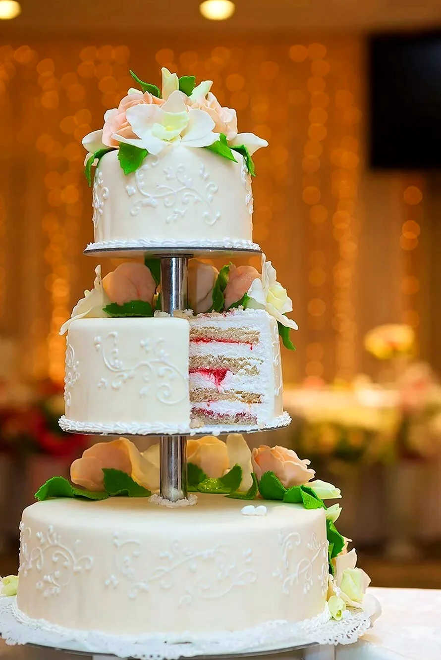 Свадебный торт. Красивая картинка