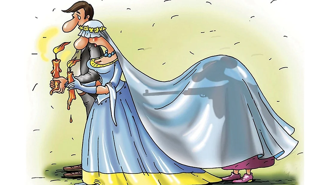 Свекровь и невестка карикатуры. Анекдот в картинке