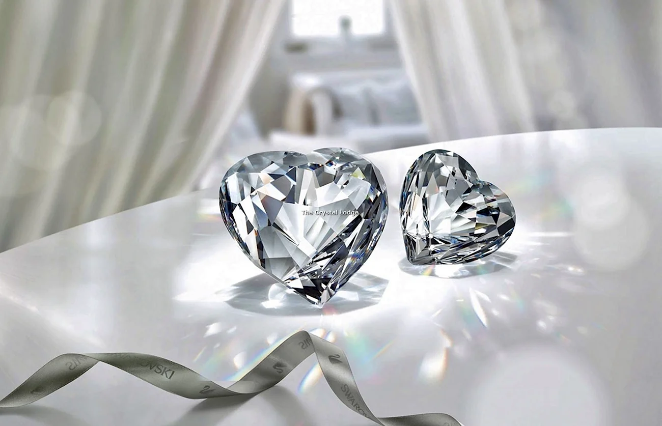 Swarovski Crystal Brilliant Heart. Поздравление с годовщиной свадьбы