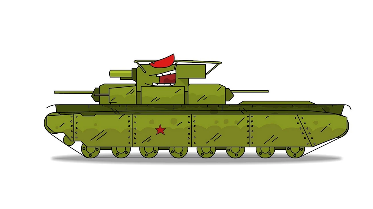 Т-35 танк Геранд. Картинка из мультфильма