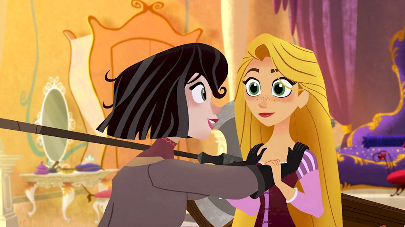 Tangled before ever after Рапунцель Кассандра. Картинка из мультфильма