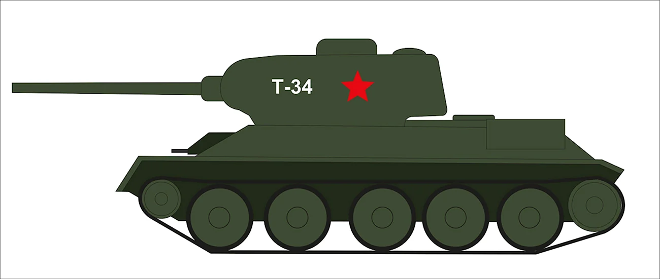 Танк т-34 для детей. Своими руками