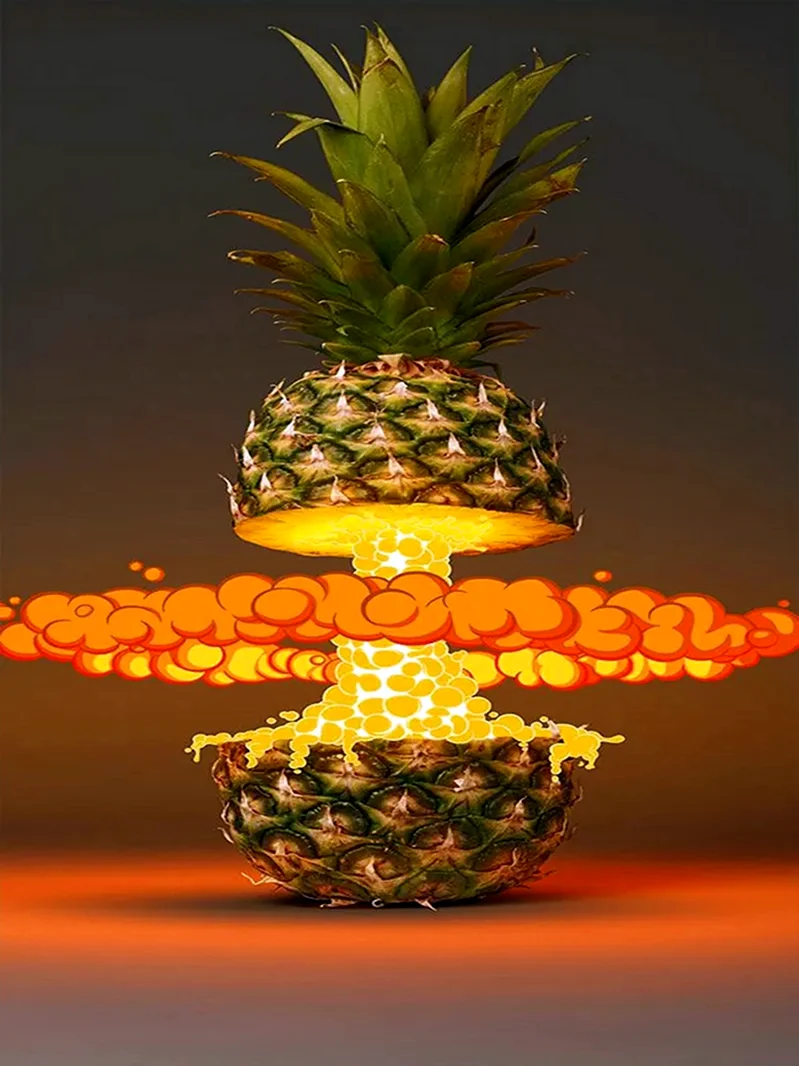 Танцующий ананас. Картинка