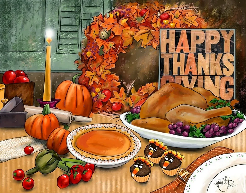 Thanksgiving Day день Благодарения. Поздравление