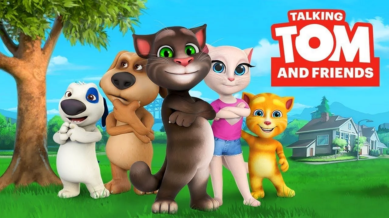 Том и его друзья. Картинка из мультфильма