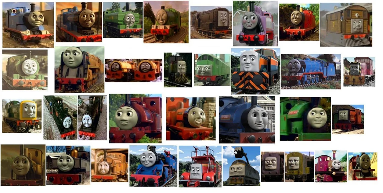 Томас и его друзья герои. Картинка из мультфильма