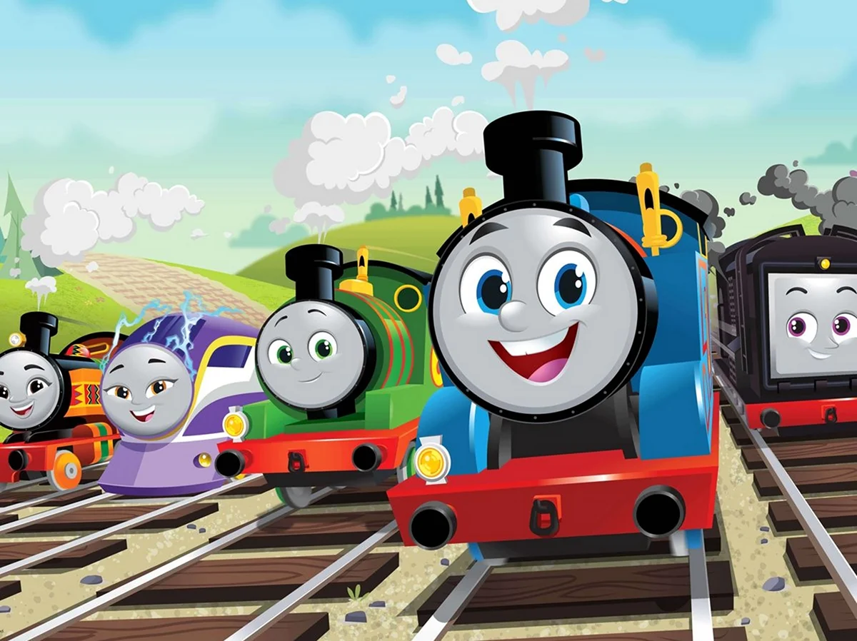 Томас и его друзья покидая Содор мультфильм 2017. Картинка из мультфильма
