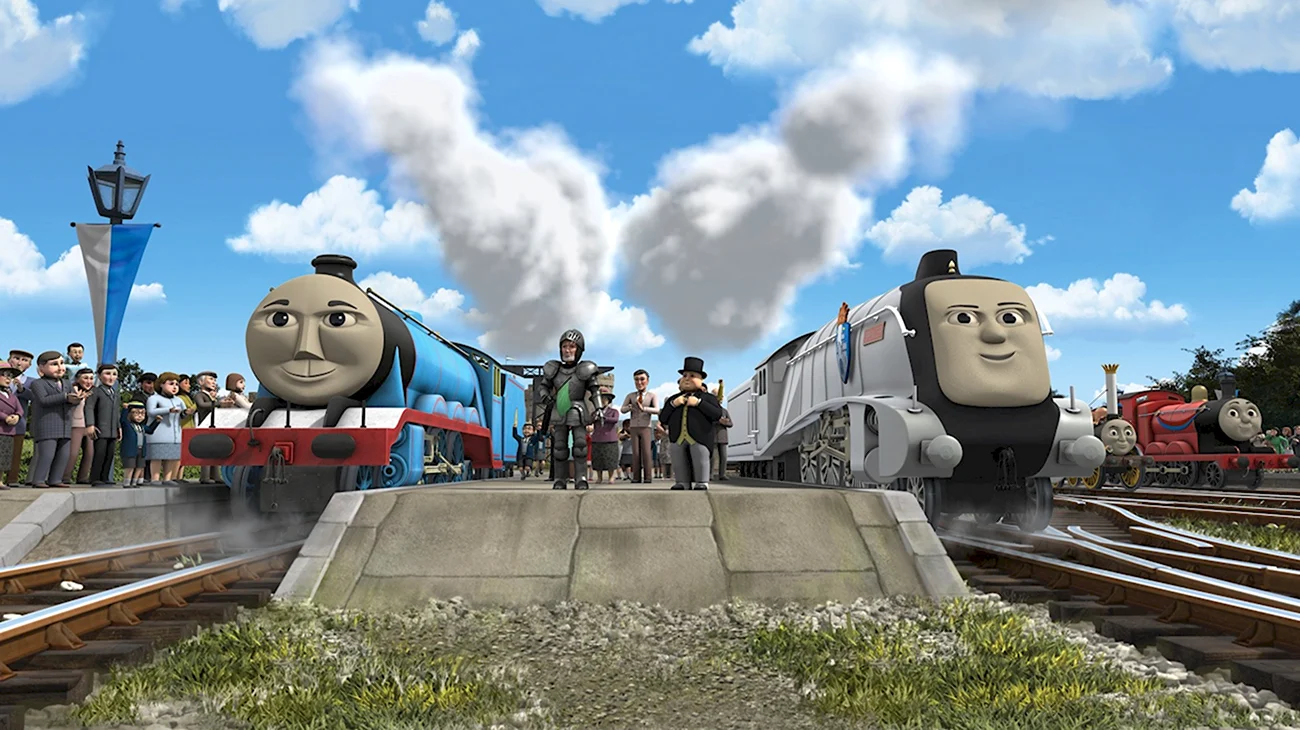 Томас Король железной дороги. Картинка из мультфильма