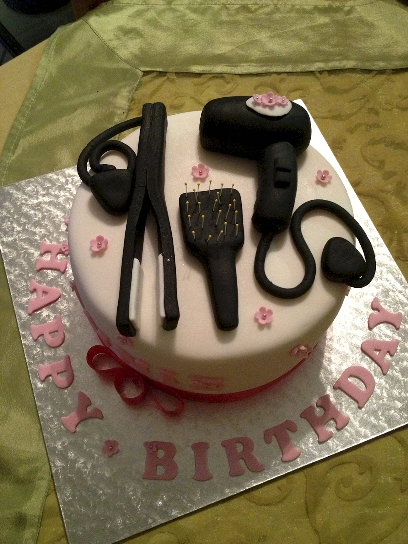 Торт для парикмахера на день рождения. Красивая картинка