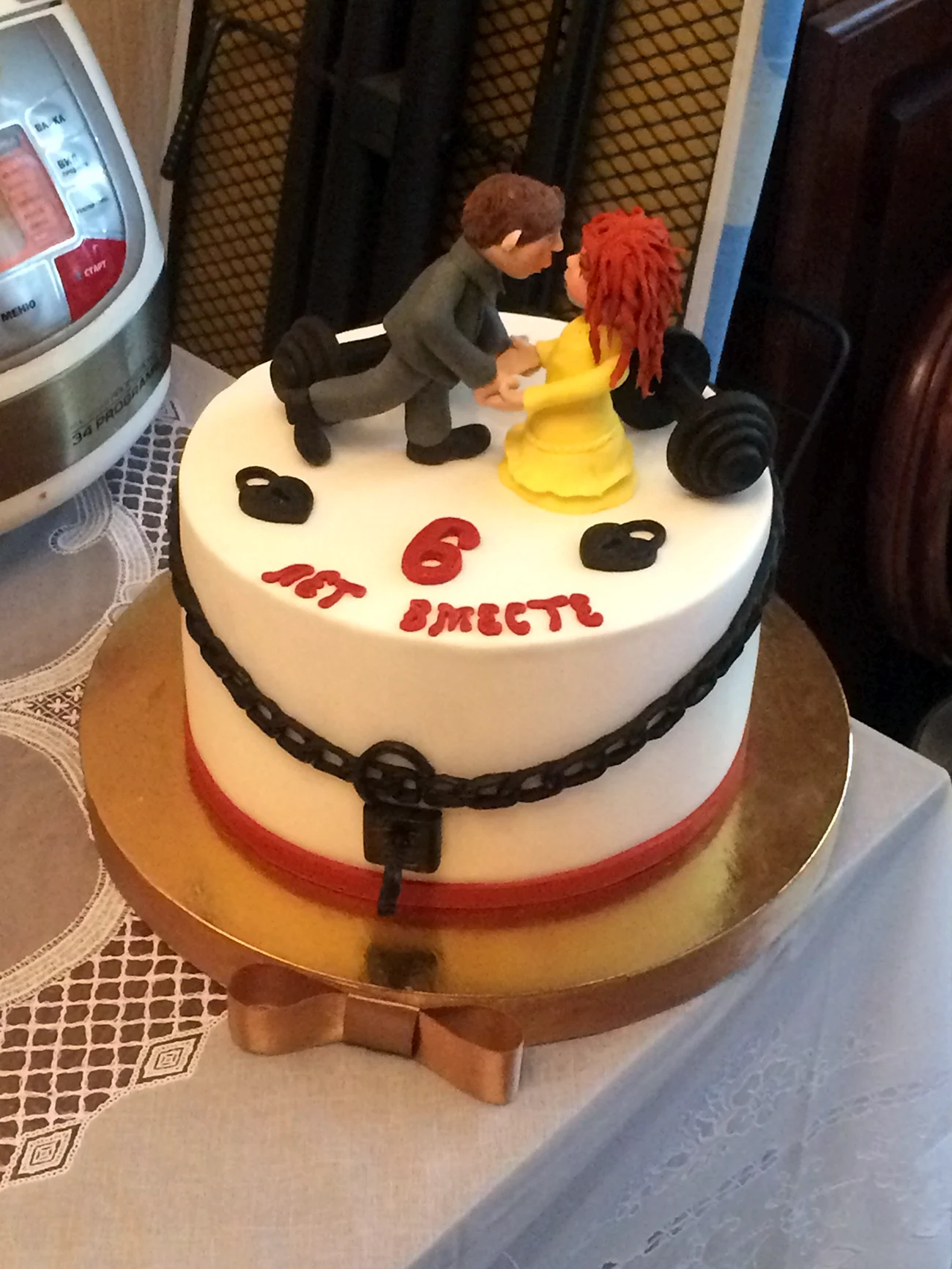 Торт на чугунную свадьбу. Поздравление с годовщиной свадьбы