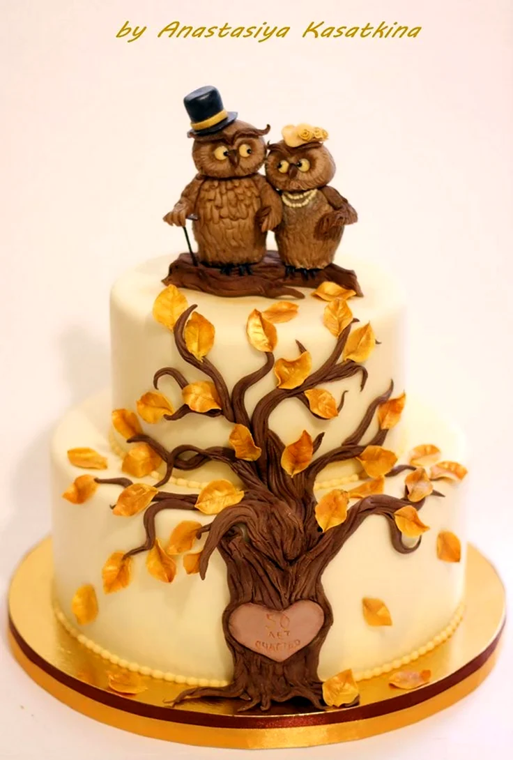 Торт на деревянную свадьбу 5 лет. Поздравление с годовщиной свадьбы