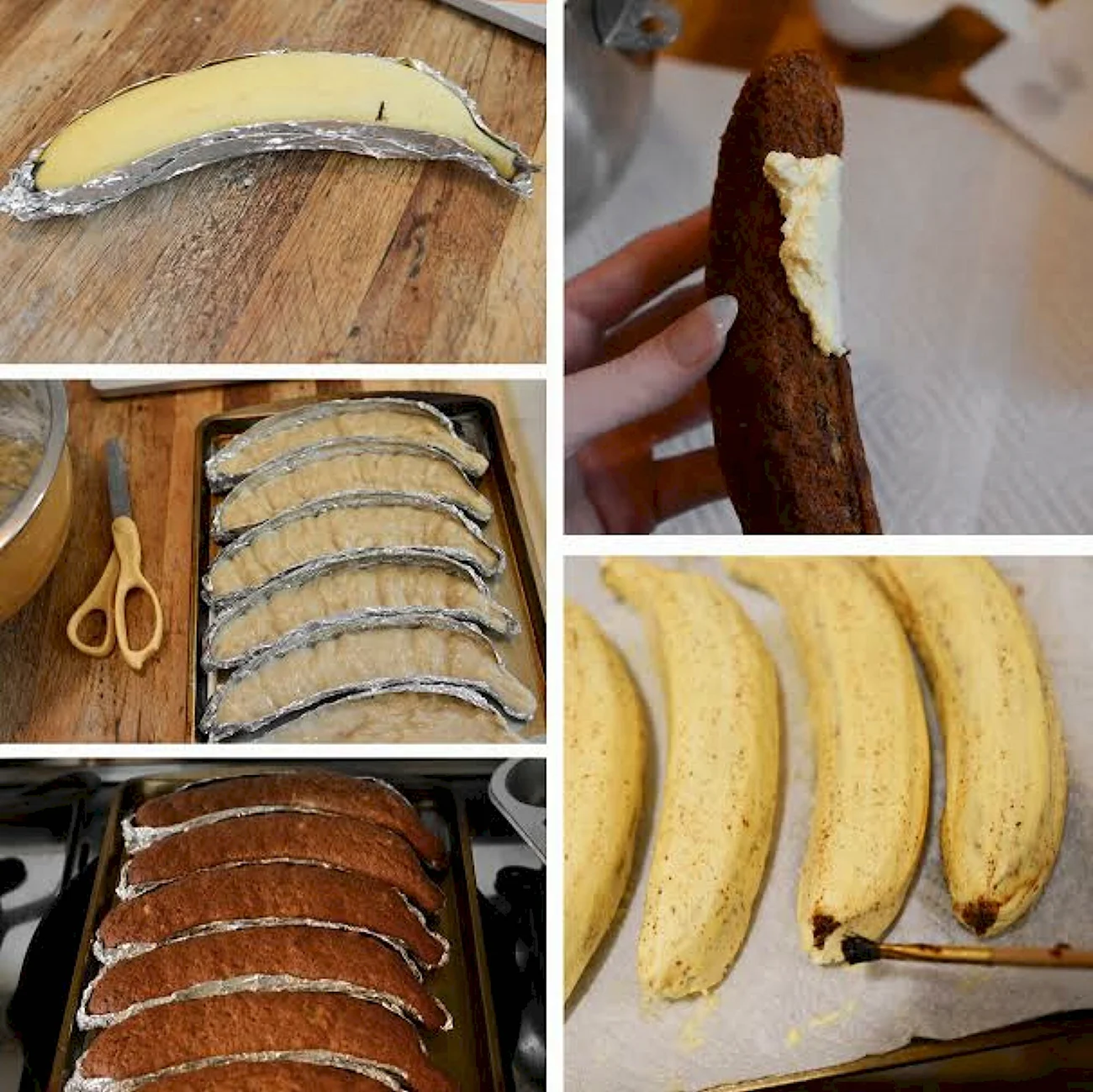 Торт в форме бананов. Прикольная картинка