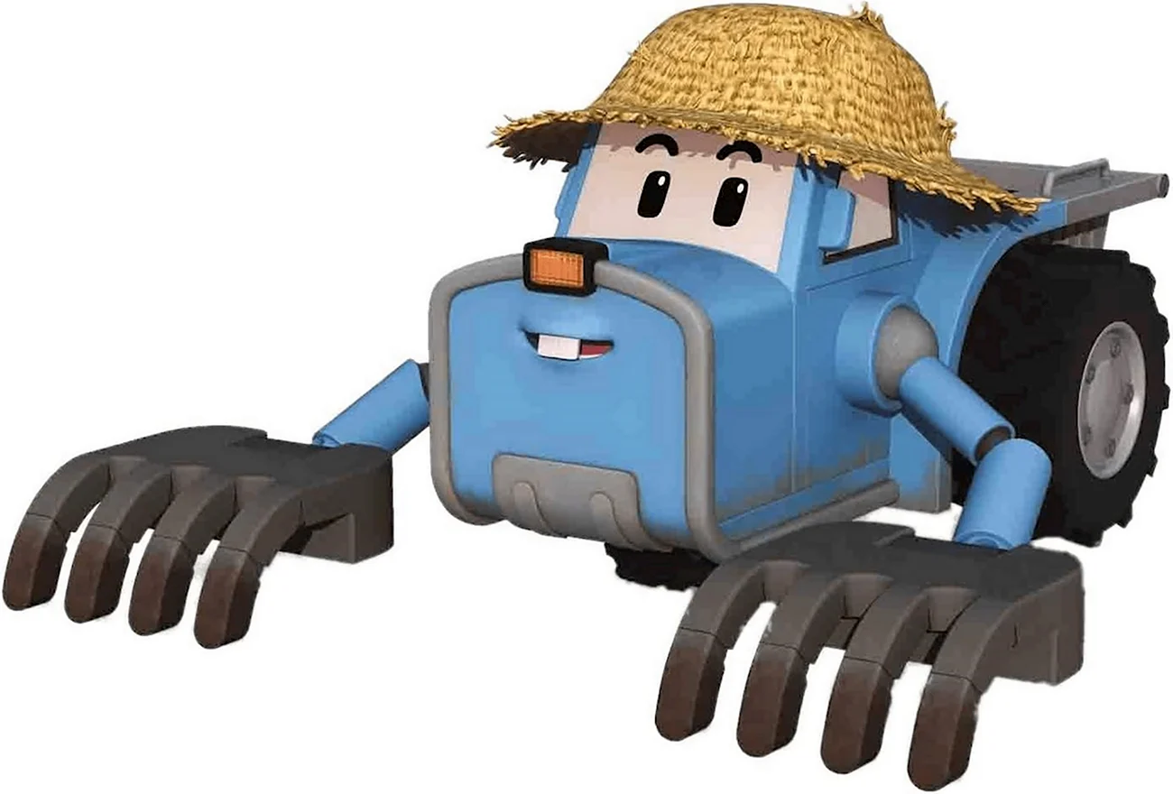 Трактор из Робокар Поли. Картинка из мультфильма