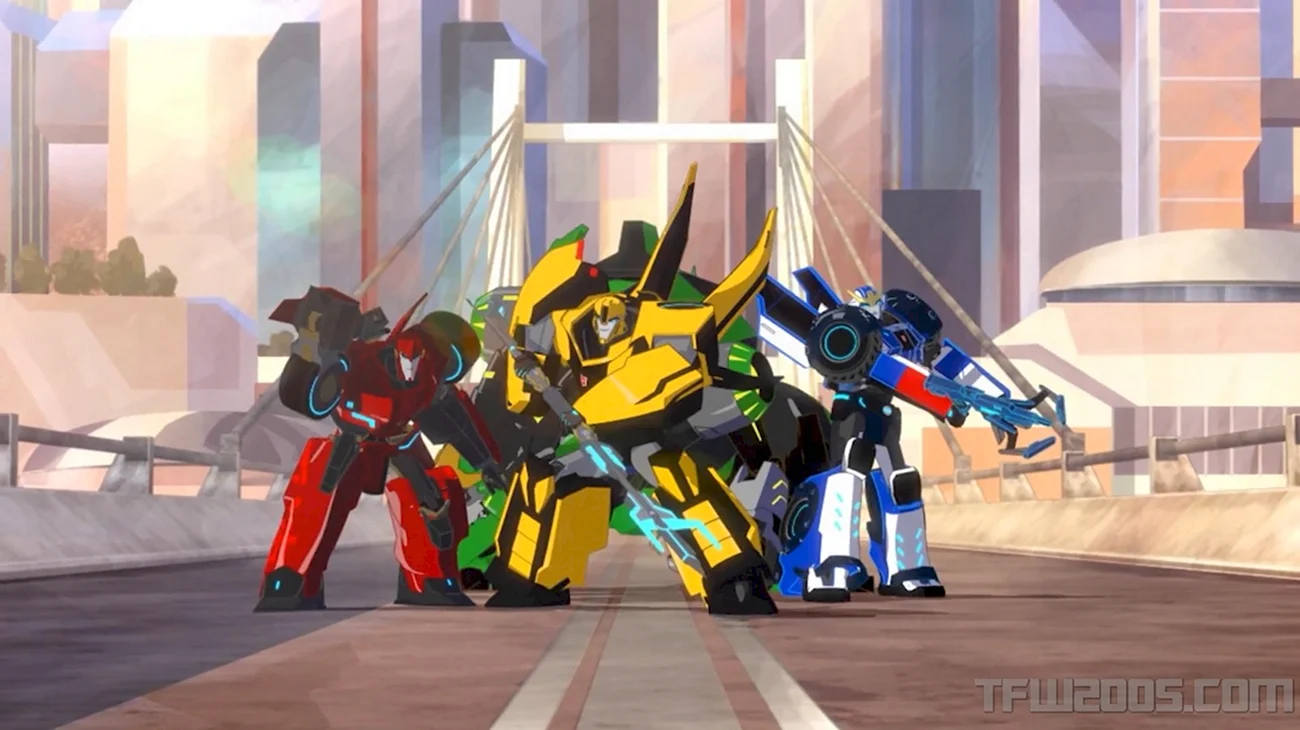 Transformers Robots in Disguise 2015 Bumblebee. Картинка из мультфильма