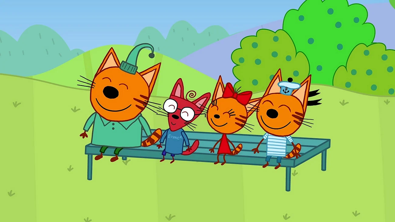 Три кота 67 серия. Картинка из мультфильма