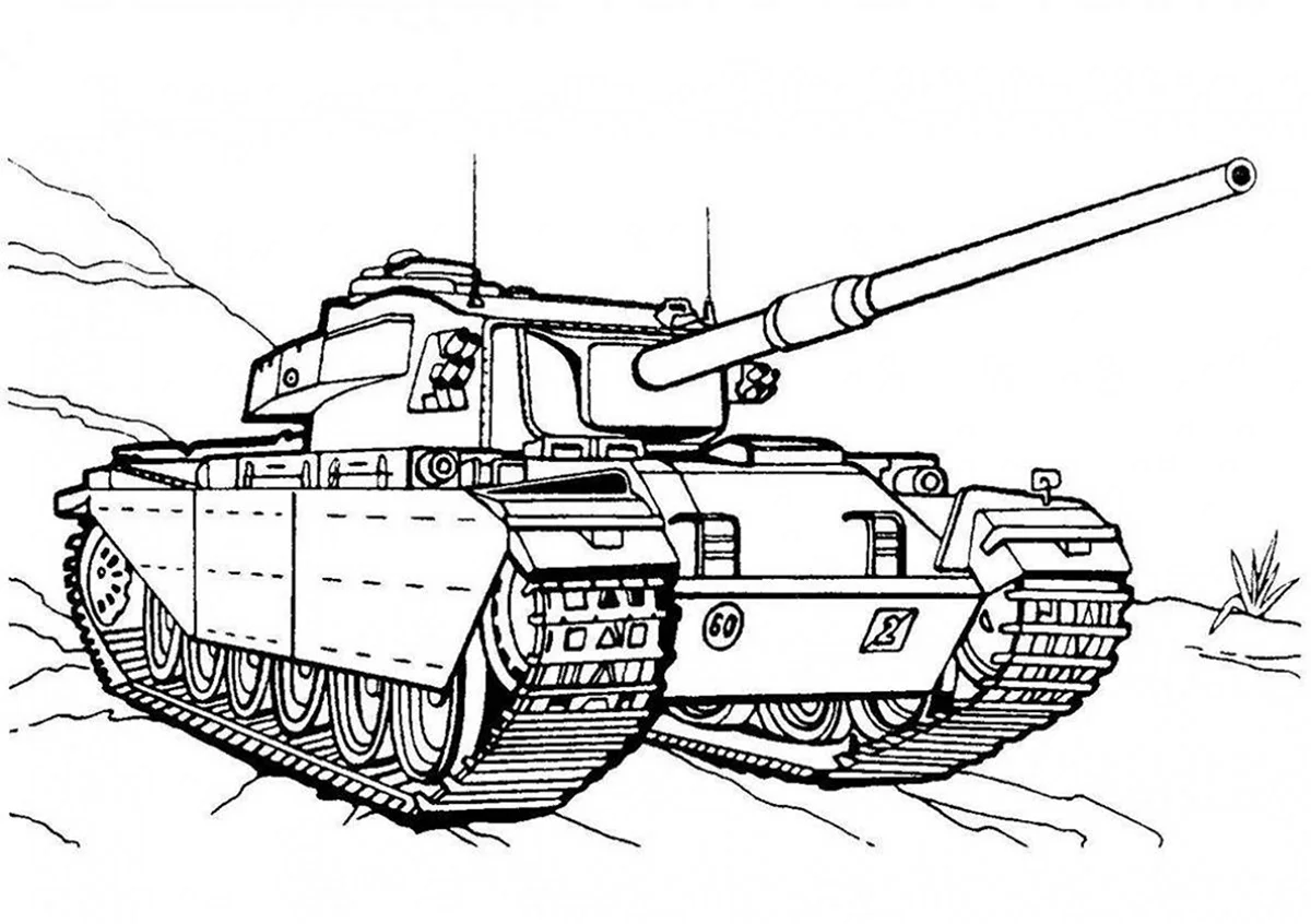 Центурион танк. Картинка