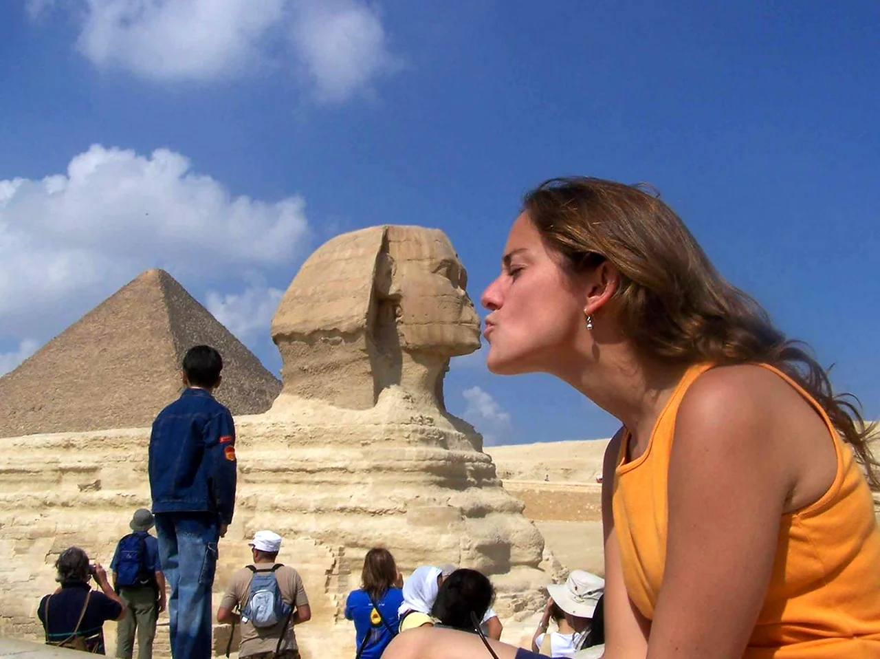 Туристы в Египте. Картинка