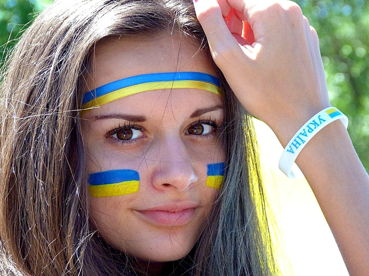 Украинская внешность. Красивая девушка