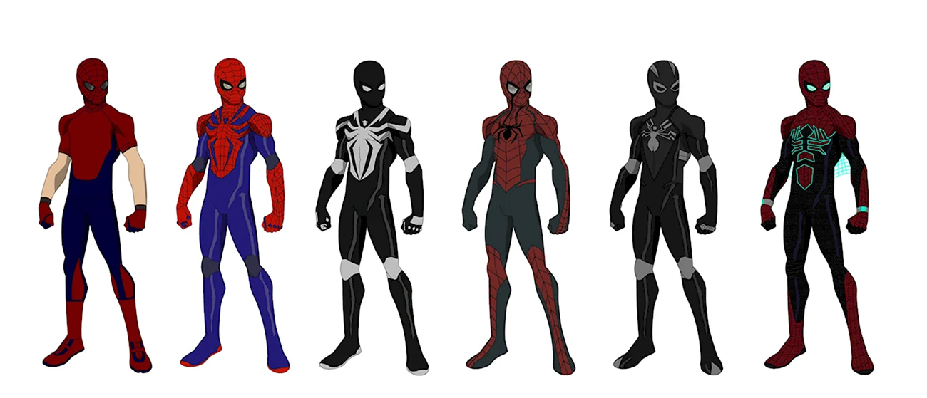 Ultimate Spider-man первый костюм