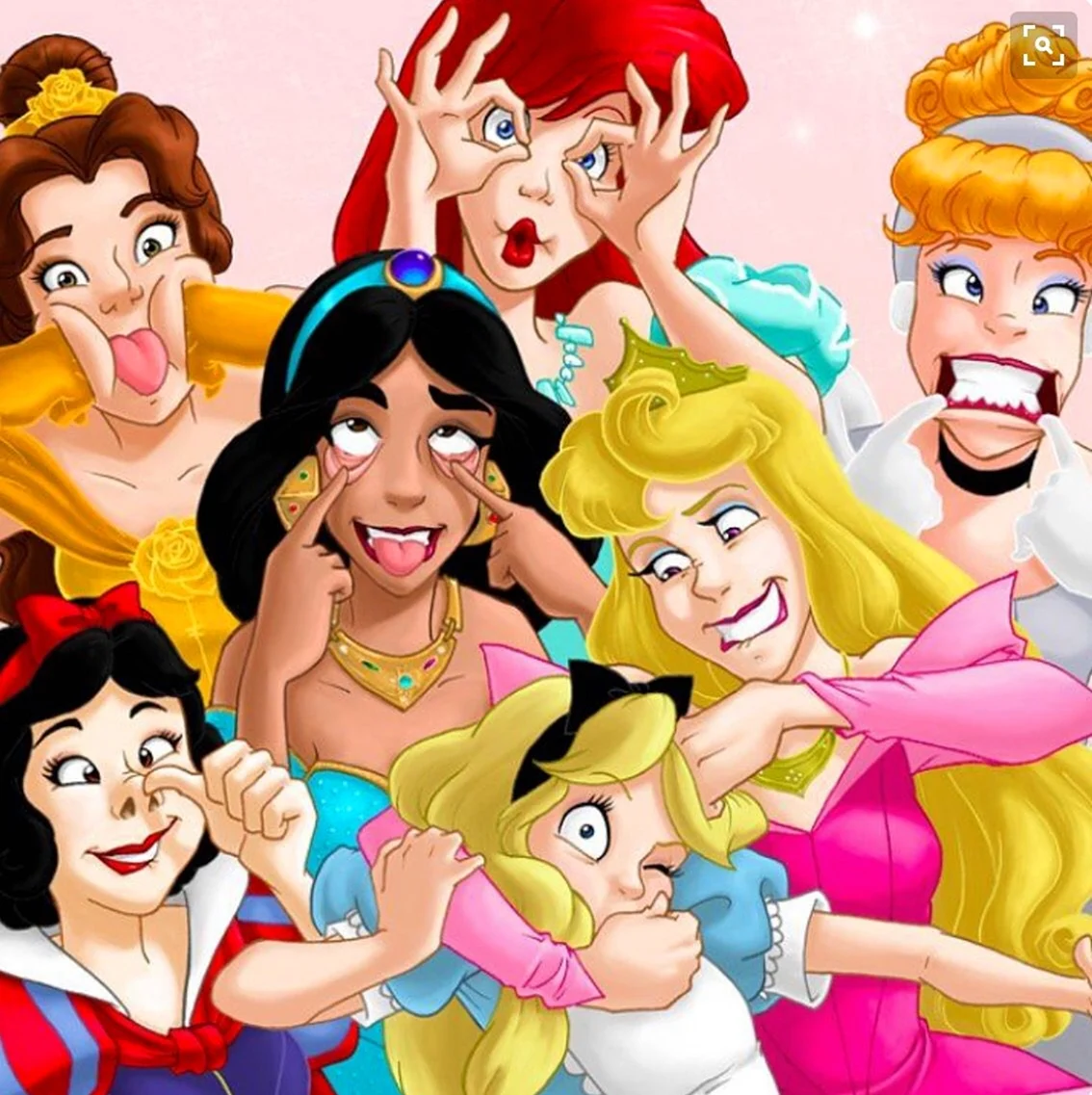 Уолт Дисней мультфильмы принцессы. Прикольная картинка