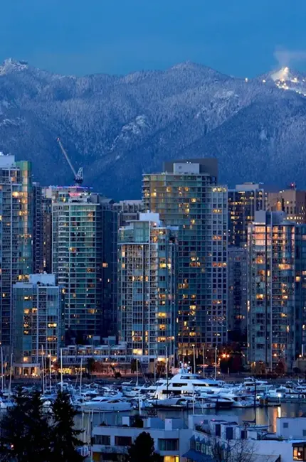Ванкувер город в Канаде. Картинка