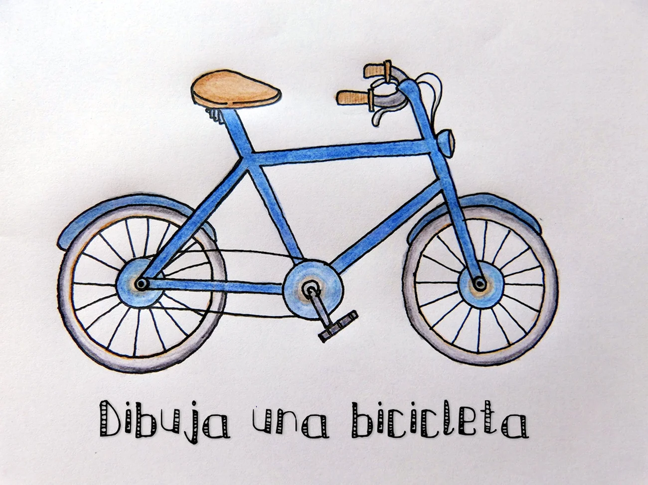 Велосипед для рисования. Для срисовки