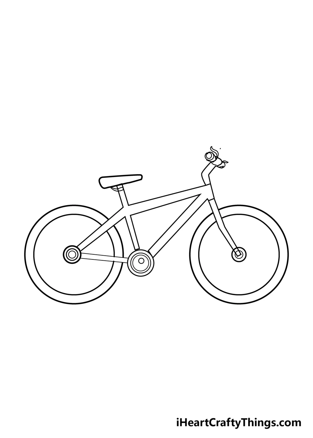 Велосипед рисунок карандашом. Для срисовки