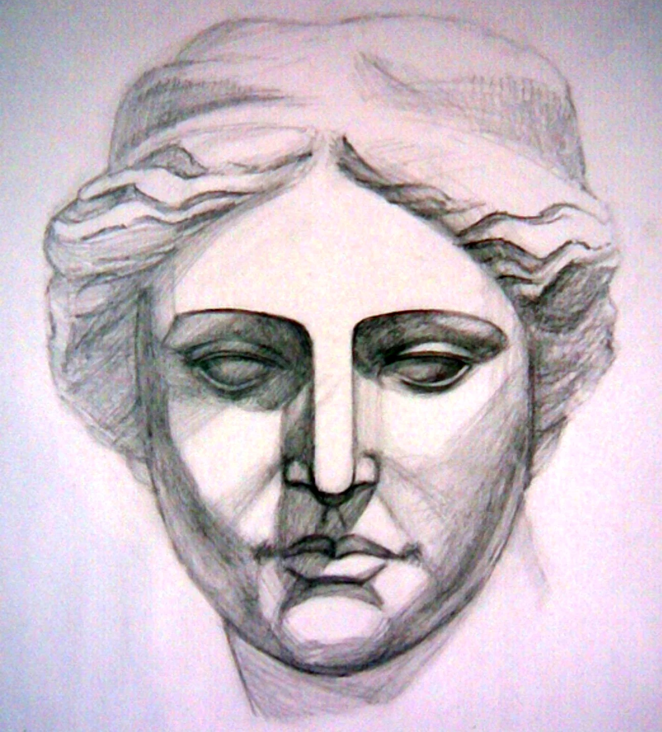 Венера Милосская гипсовая голова рисунок. Для срисовки