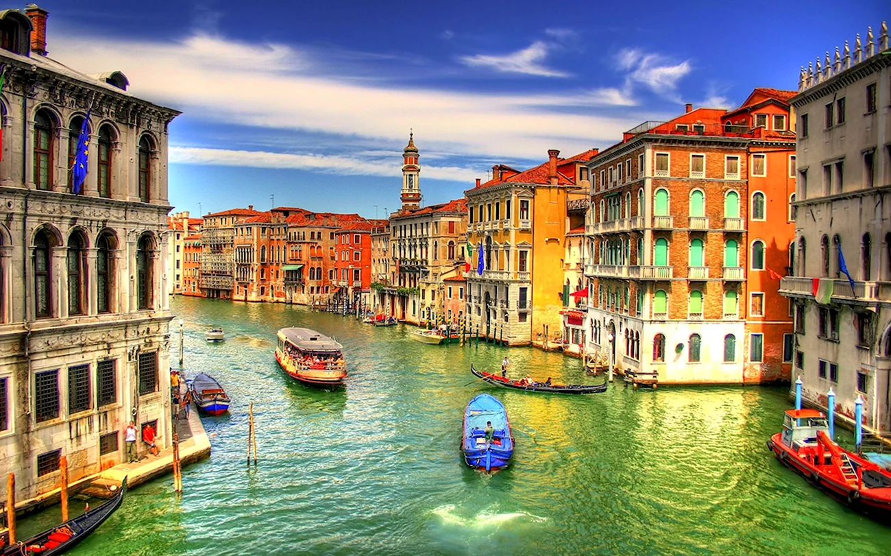 Венеция Италия река. Картинка
