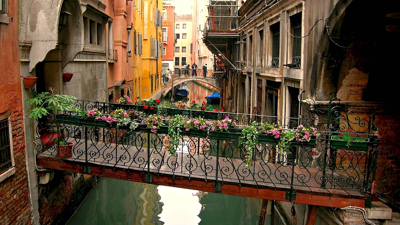 Венеция Италия улочки. Картинка