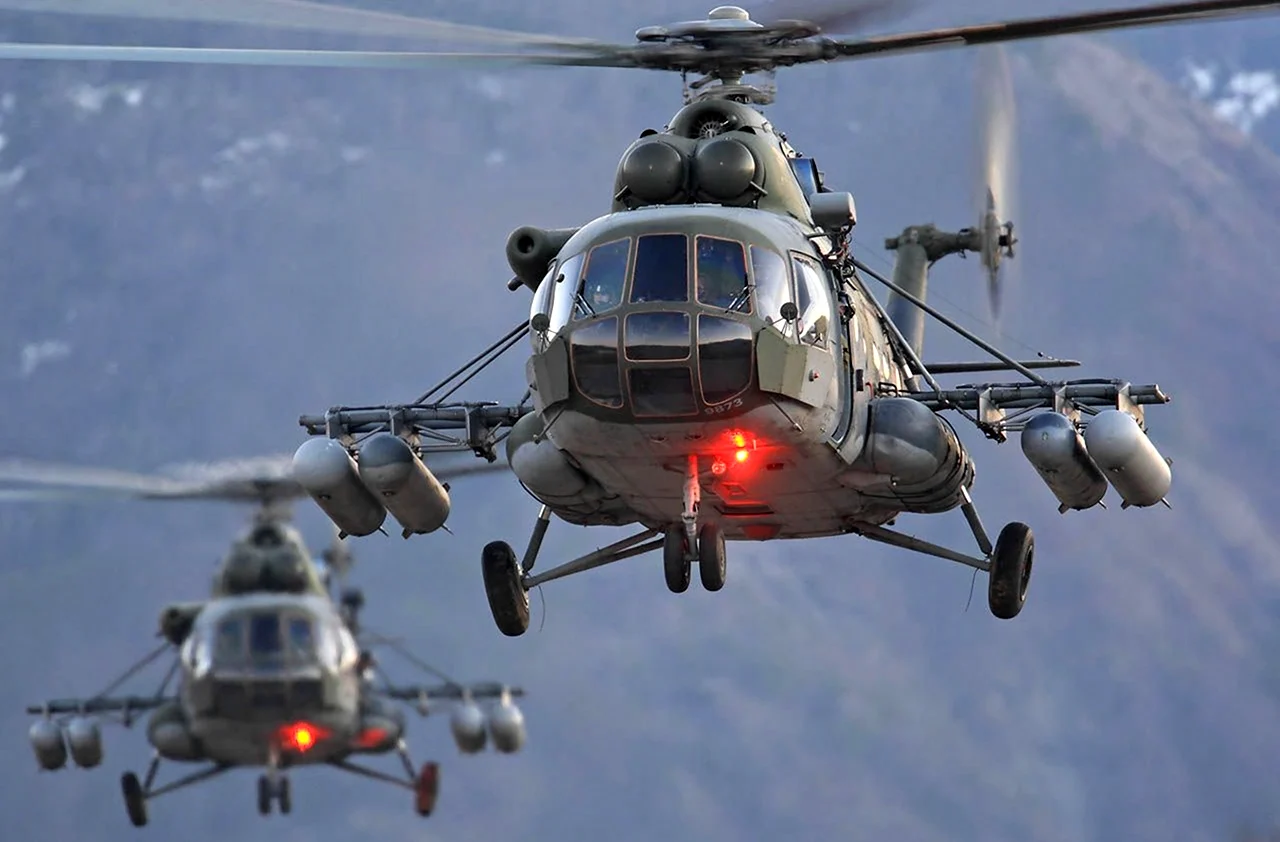 Вертолеты ВВС РФ ми 8. Поздравление
