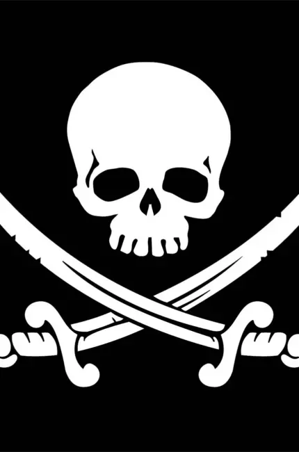 Весёлый Роджер знак пирата. Картинка