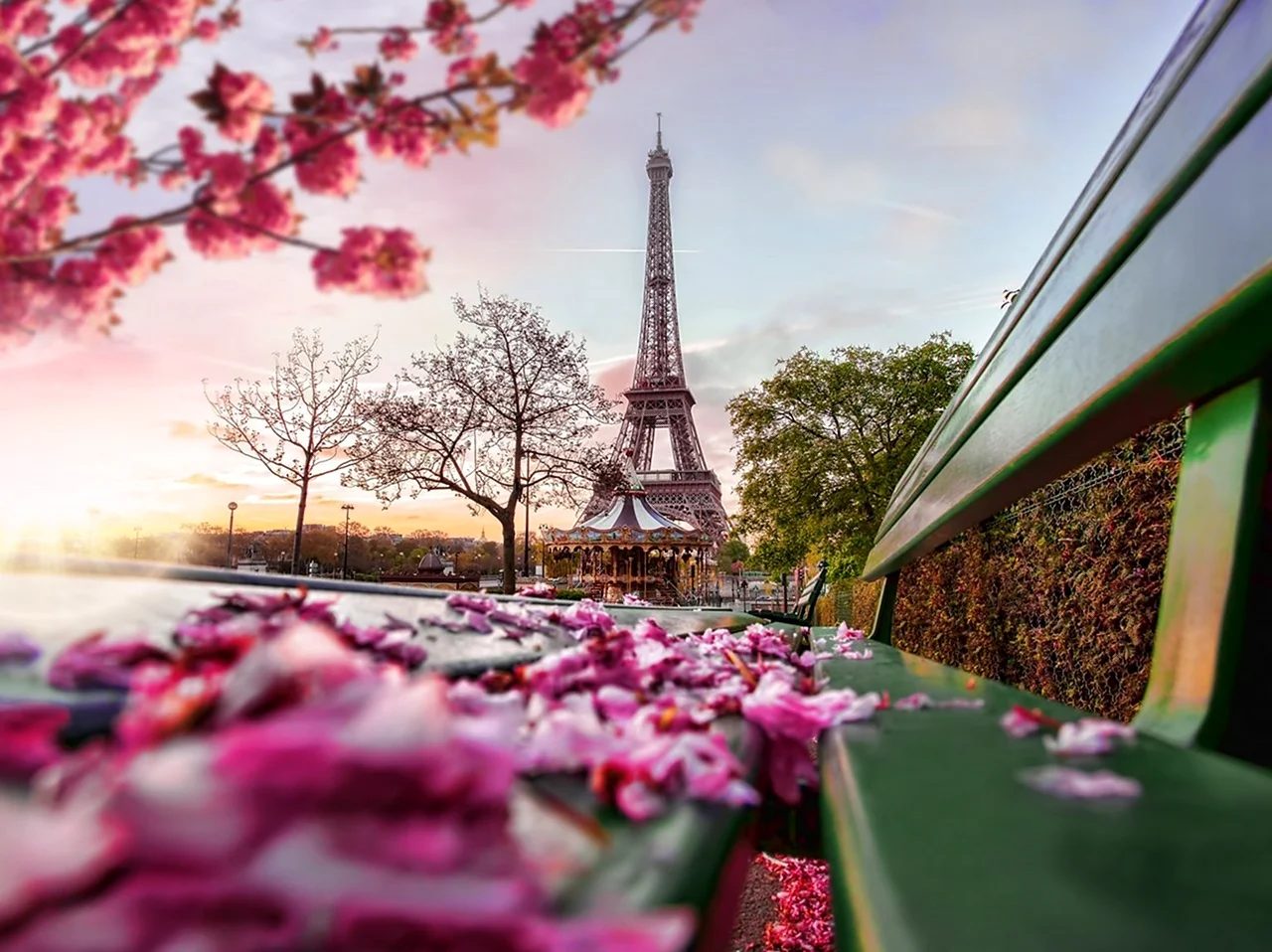 Весенний Париж. Картинка